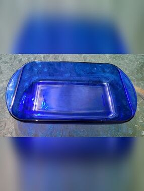 Anchor Hocking Cobalt Blue Glass Baking Dish 3qt,  9"x13"